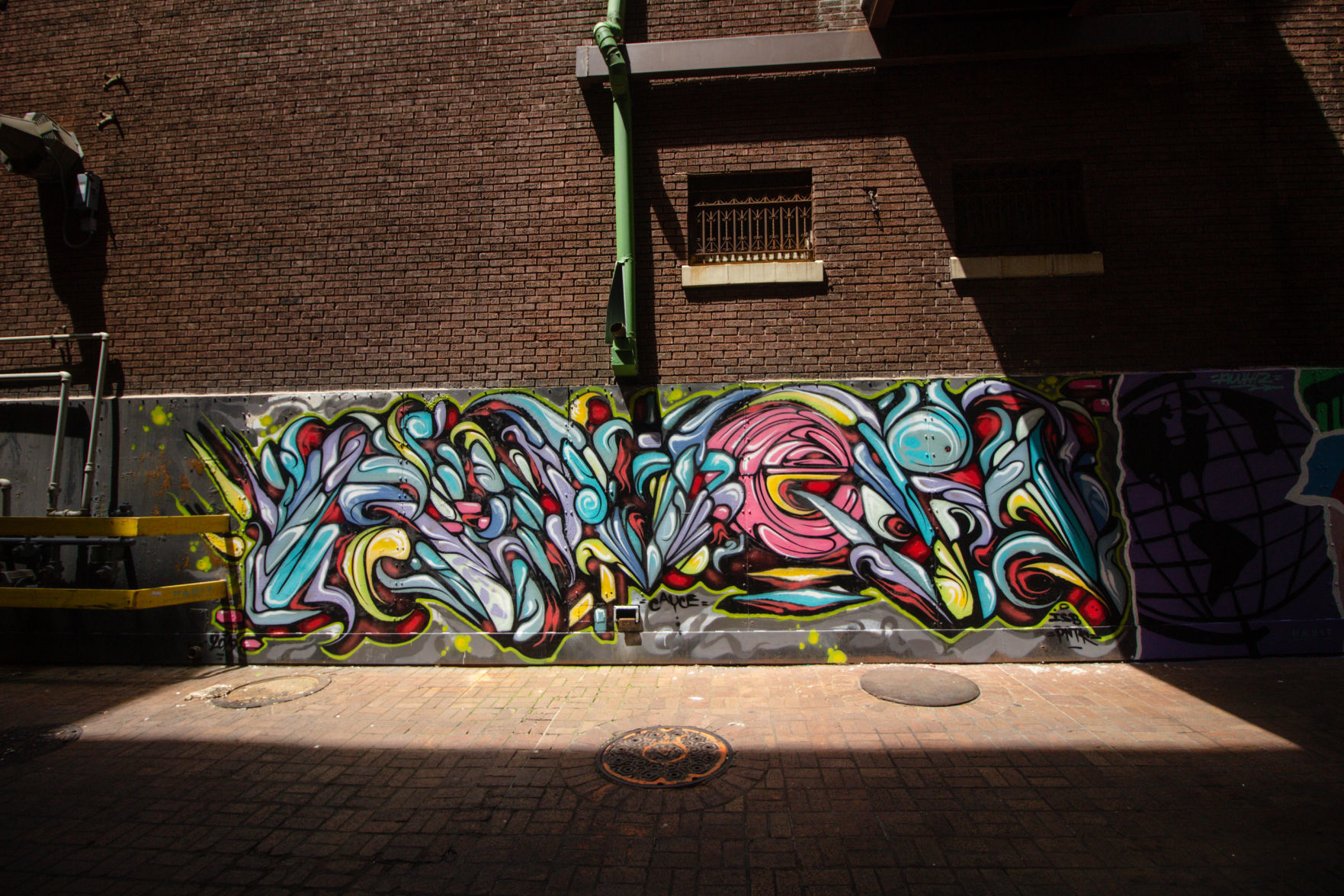 Art Alley mural